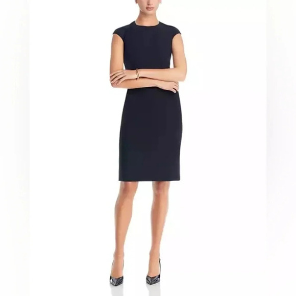 HUGO BOSS nwt $495 Dironah Wool Sheath Dress - Picture 2 of 11